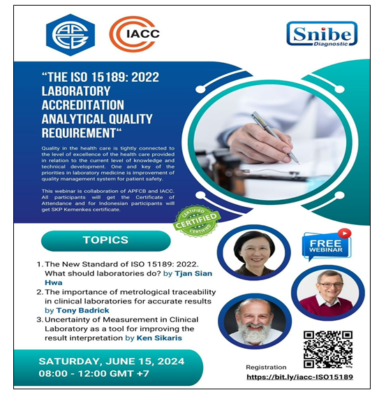 The ISO 15189: 2022 Laboratory Accreditation Analytical Quality Requirement