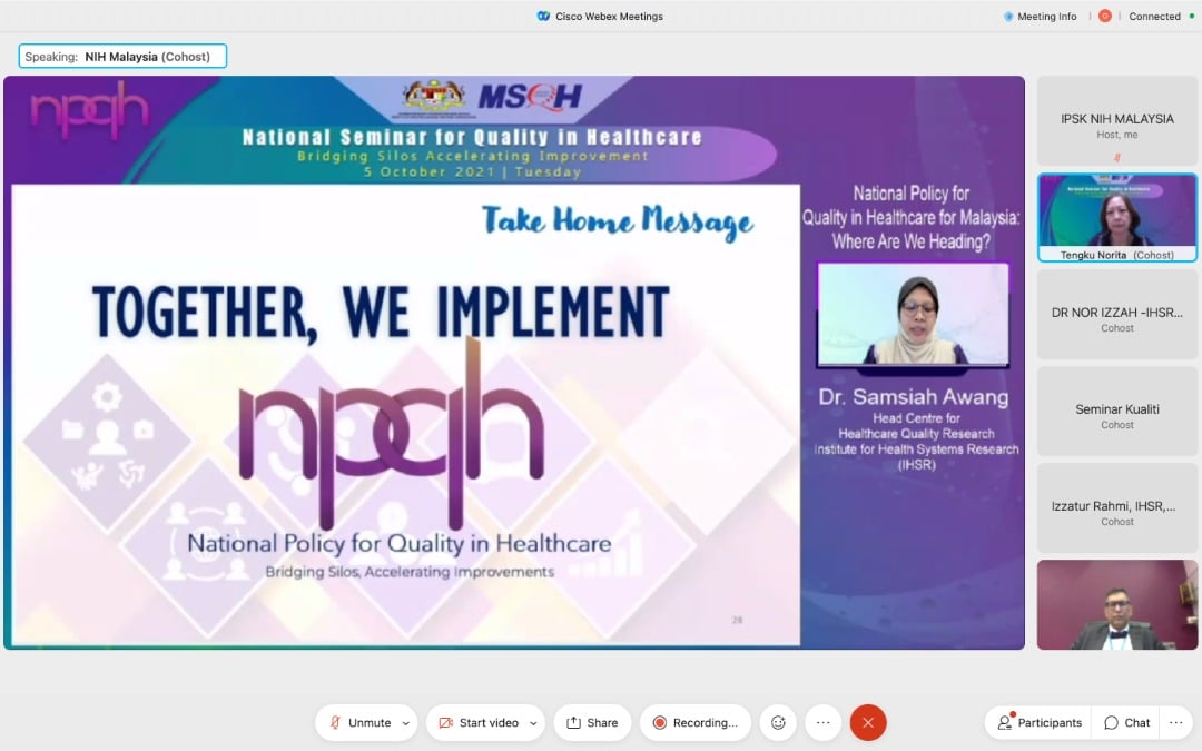 National Seminar for Quality in Healthcare 2021